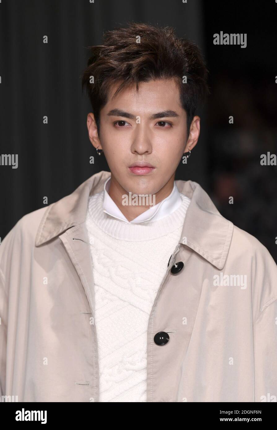 Kris Wu in the Burberry Holiday Party Look for Guys