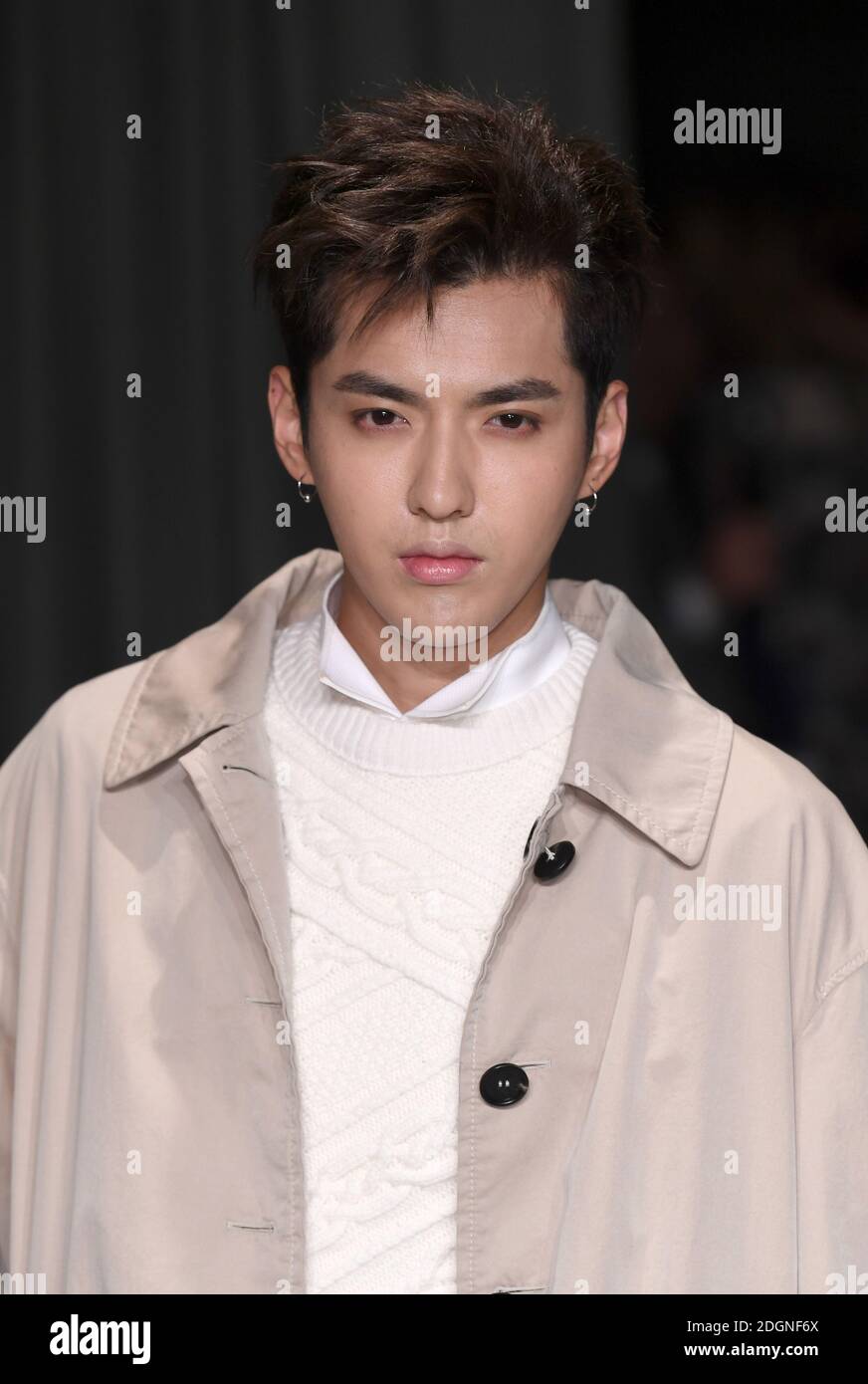 Kris (Wu Yifan) poses for Our Street Style