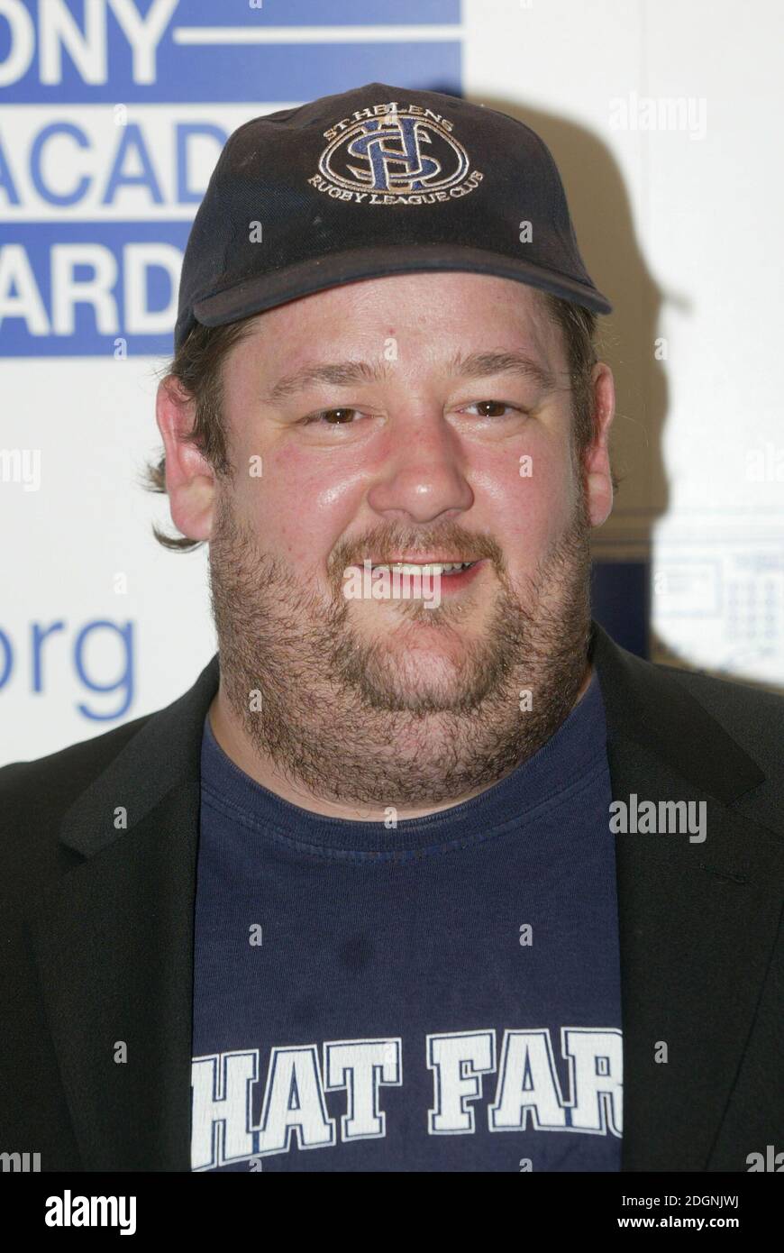 Johnny Vegas at the Sony Radio Academy Awards held at the Grosvenor
