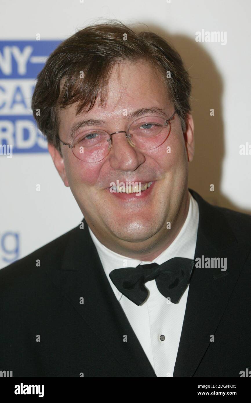 Stephen Fry at the Sony Radio Academy Awards held at the Grosvenor House Hotel in Londons Park Lane. Headshot.  Â©doug peters/allaction.co.uk  Stock Photo