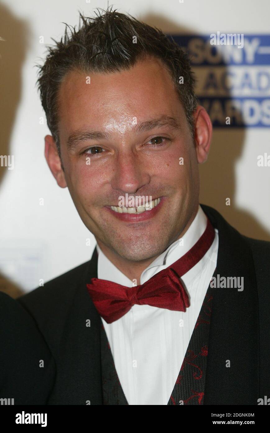 Toby Anstis at the Sony Radio Academy Awards held at the Grosvenor House Hotel in Londons Park Lane. Headshot.  Â©doug peters/allaction.co.uk  Stock Photo