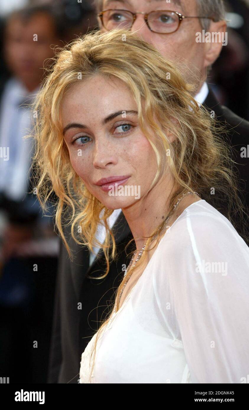 Emmanuelle Beart at the premiere of Les Egares, the Cannes Film Festival. Headshot. Â©Doug Peters/allaction.co.uk  Stock Photo