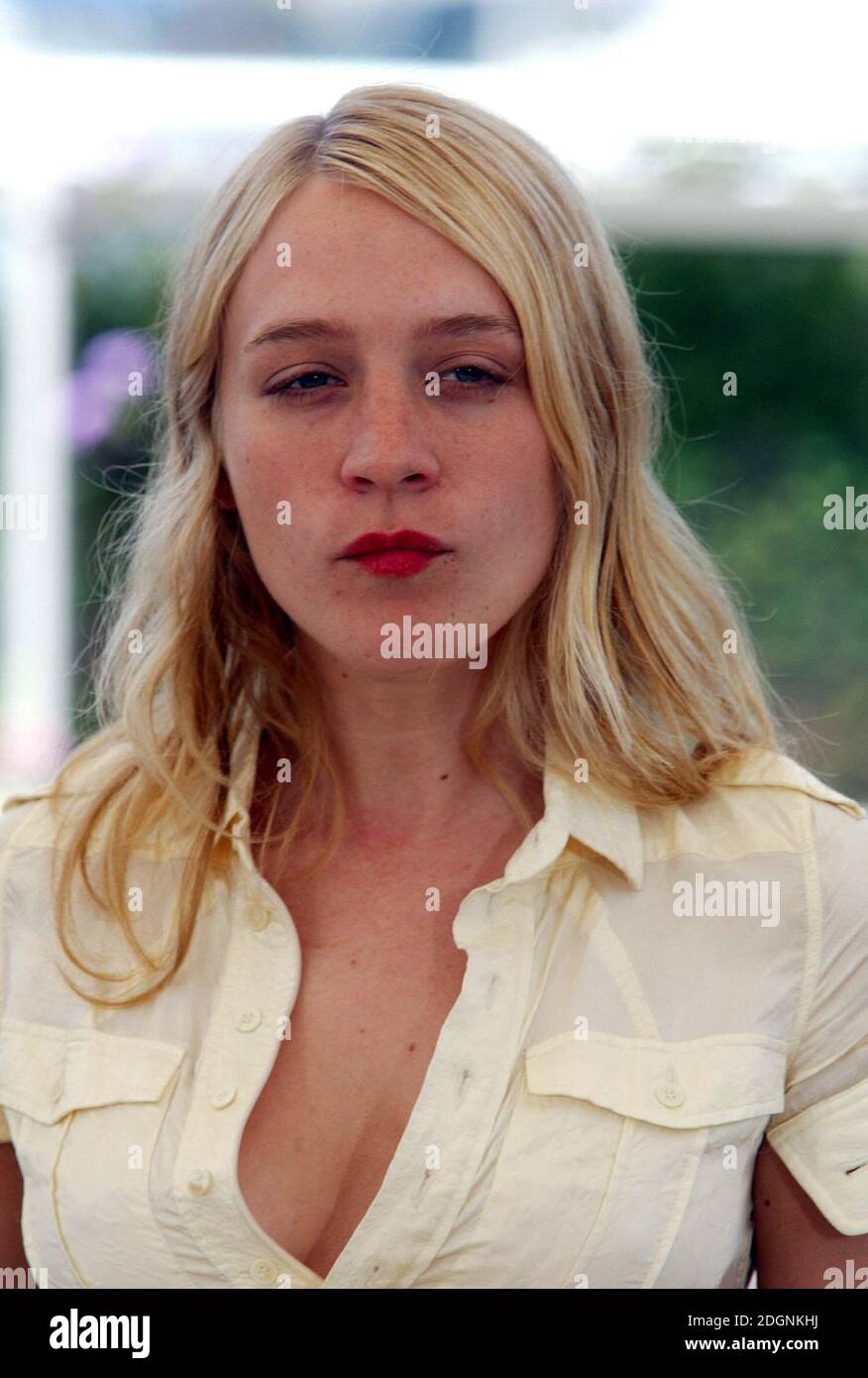 Chloe Sevigny at the photocall for The Brown Bunny, part of the Cannes Film Festival. Headshot