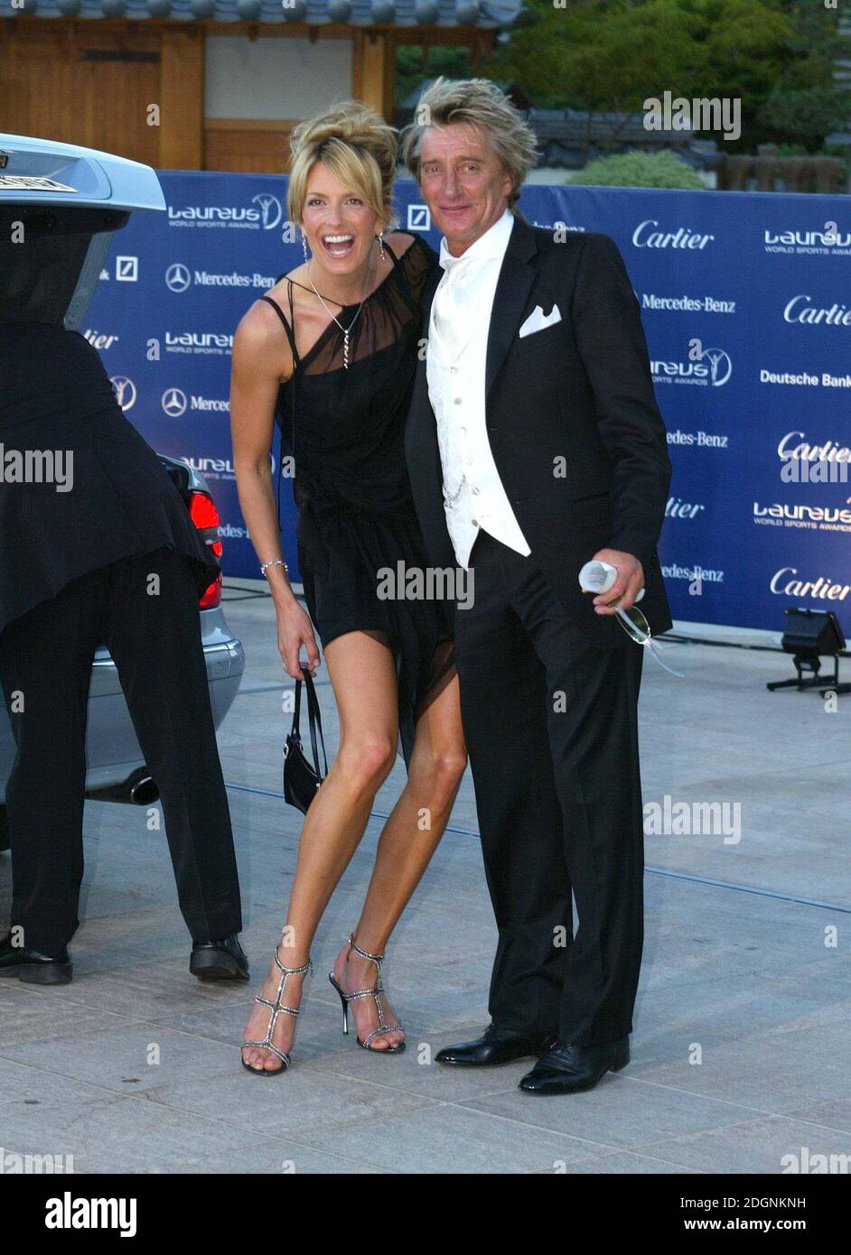 Rod Stewart and Penny Lancaster at the Laureus World Sports Awards