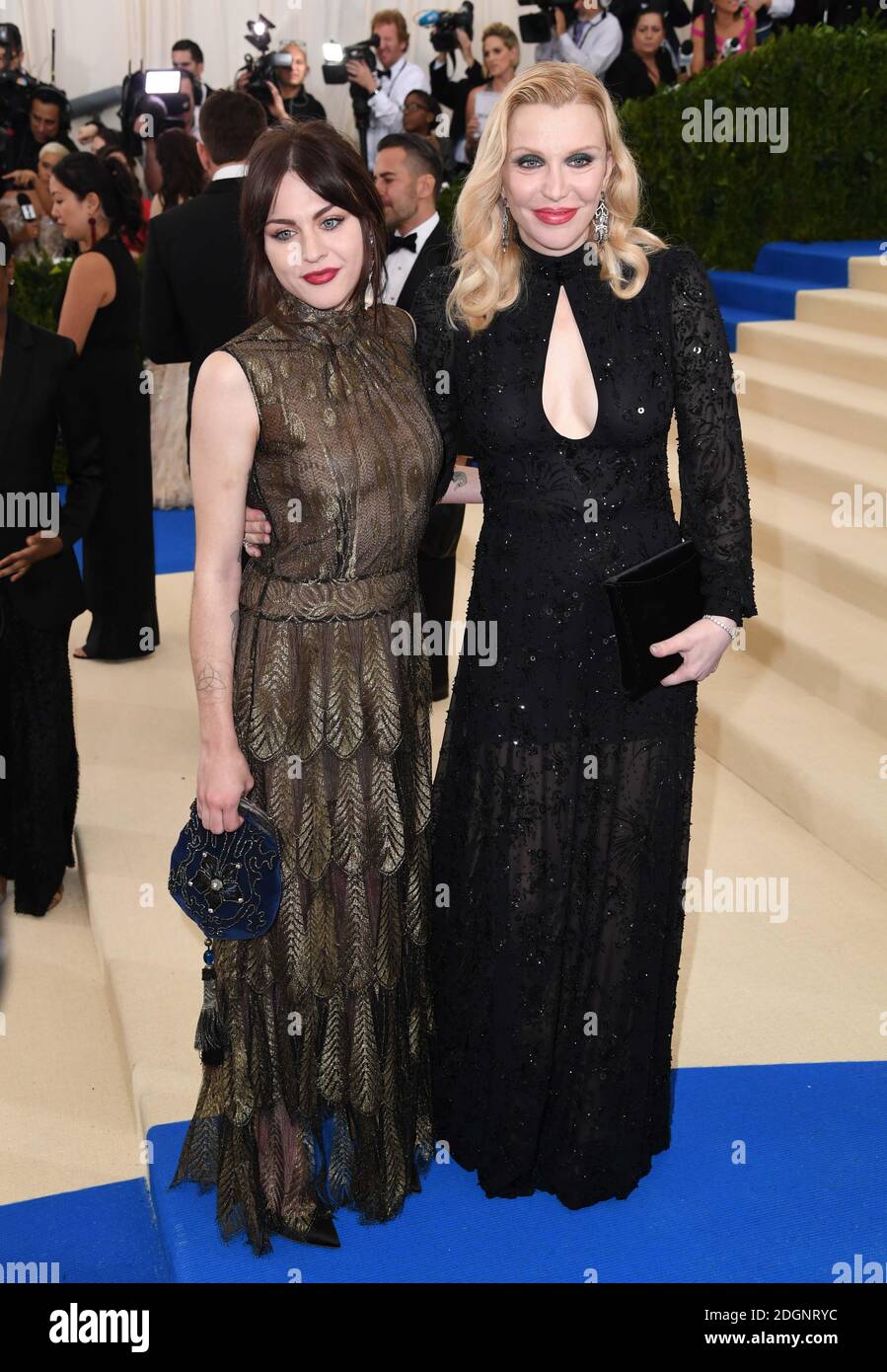 Frances Bean Cobai and Courtney Love attending The Metropolitan Museum of Art Costume Institute Benefit Gala 2017, in New York City, USA. Photo Credit should read: Doug Peters/EMPICS Entertainment. Stock Photo
