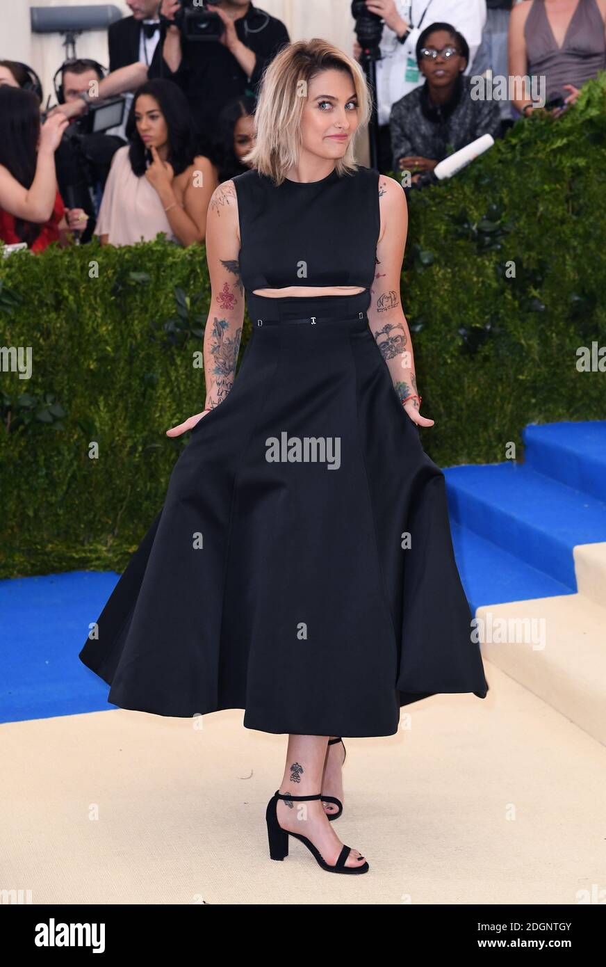 paris jackson black dress Paris Jackson Black 2024 Grammys Red Carpet Dress main image 1