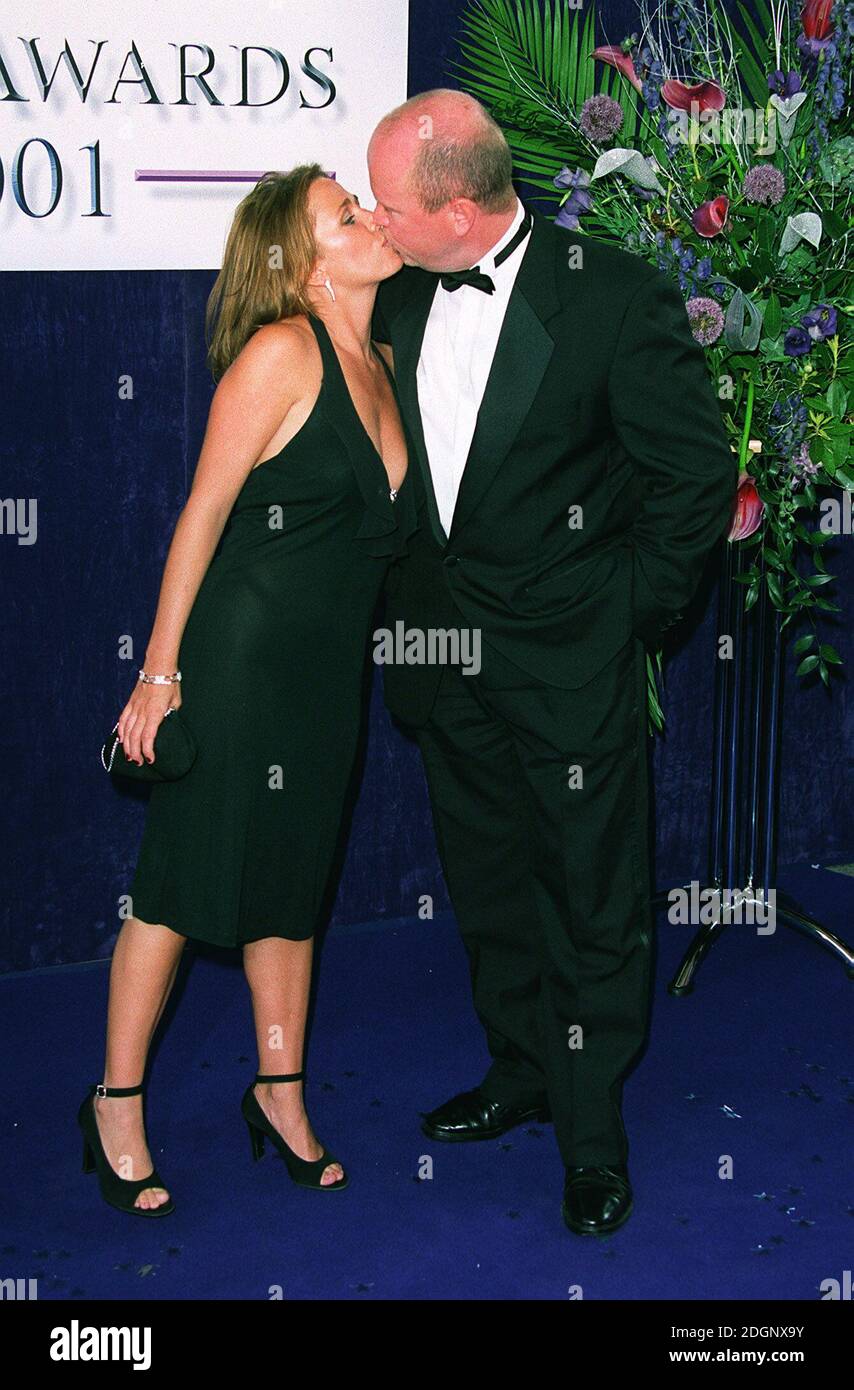 Lucy Benjamin with Steve McFadden at The British Soap Awards 2001, held