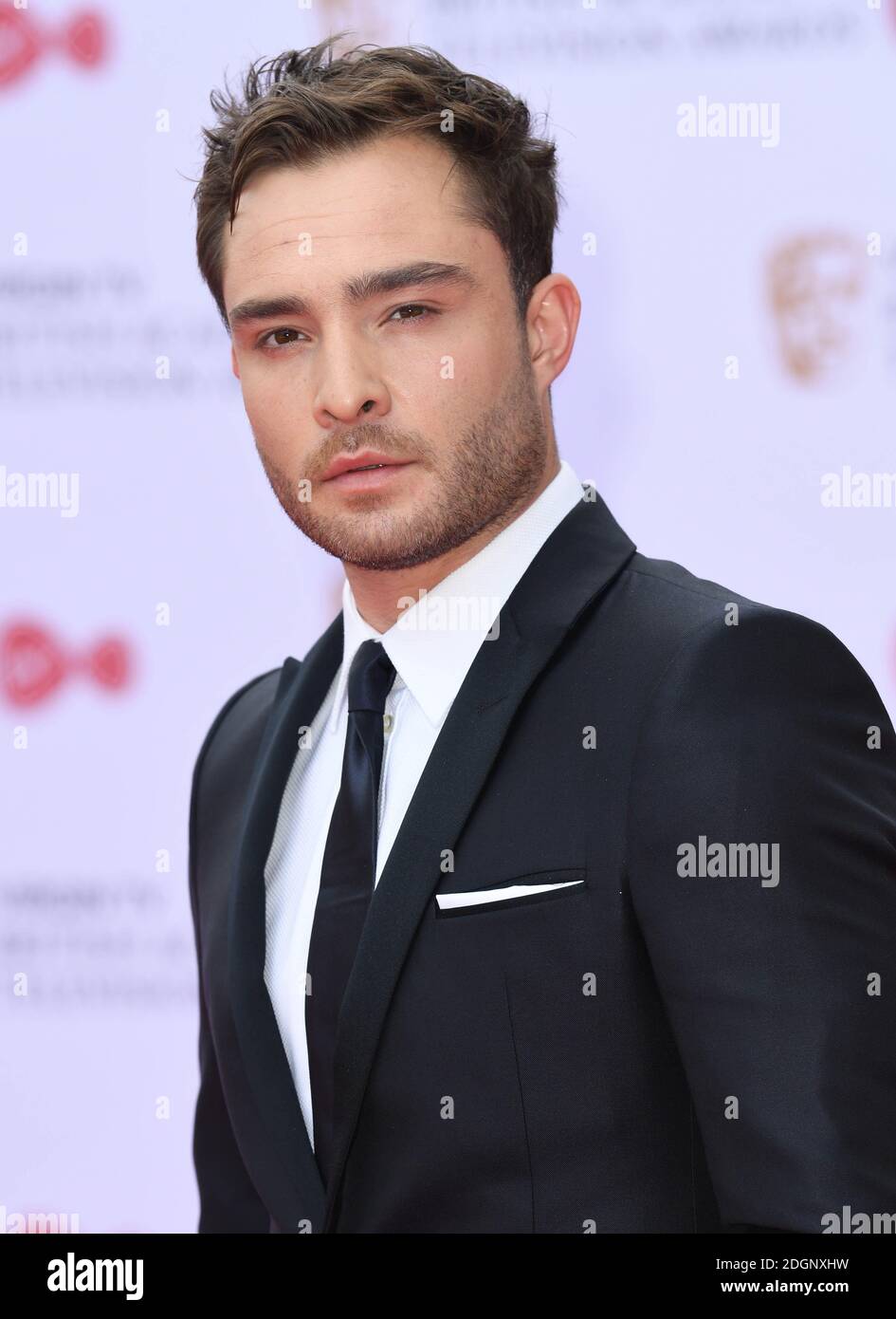 Ed Westwick attending the Virgin TV British Academy (BAFTA) Television