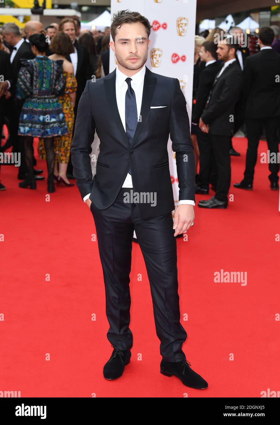Ed Westwick attending the Virgin TV British Academy (BAFTA) Television