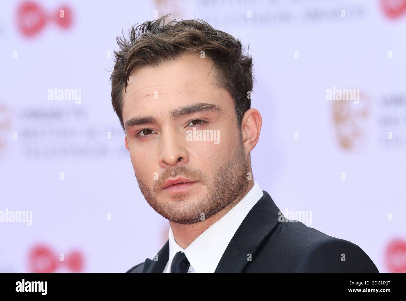 Ed Westwick attending the Virgin TV British Academy (BAFTA) Television