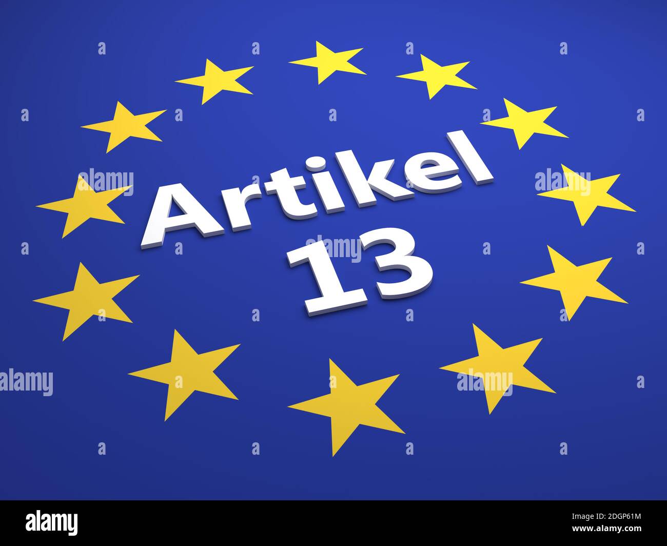 Artikel 13 Stock Photo