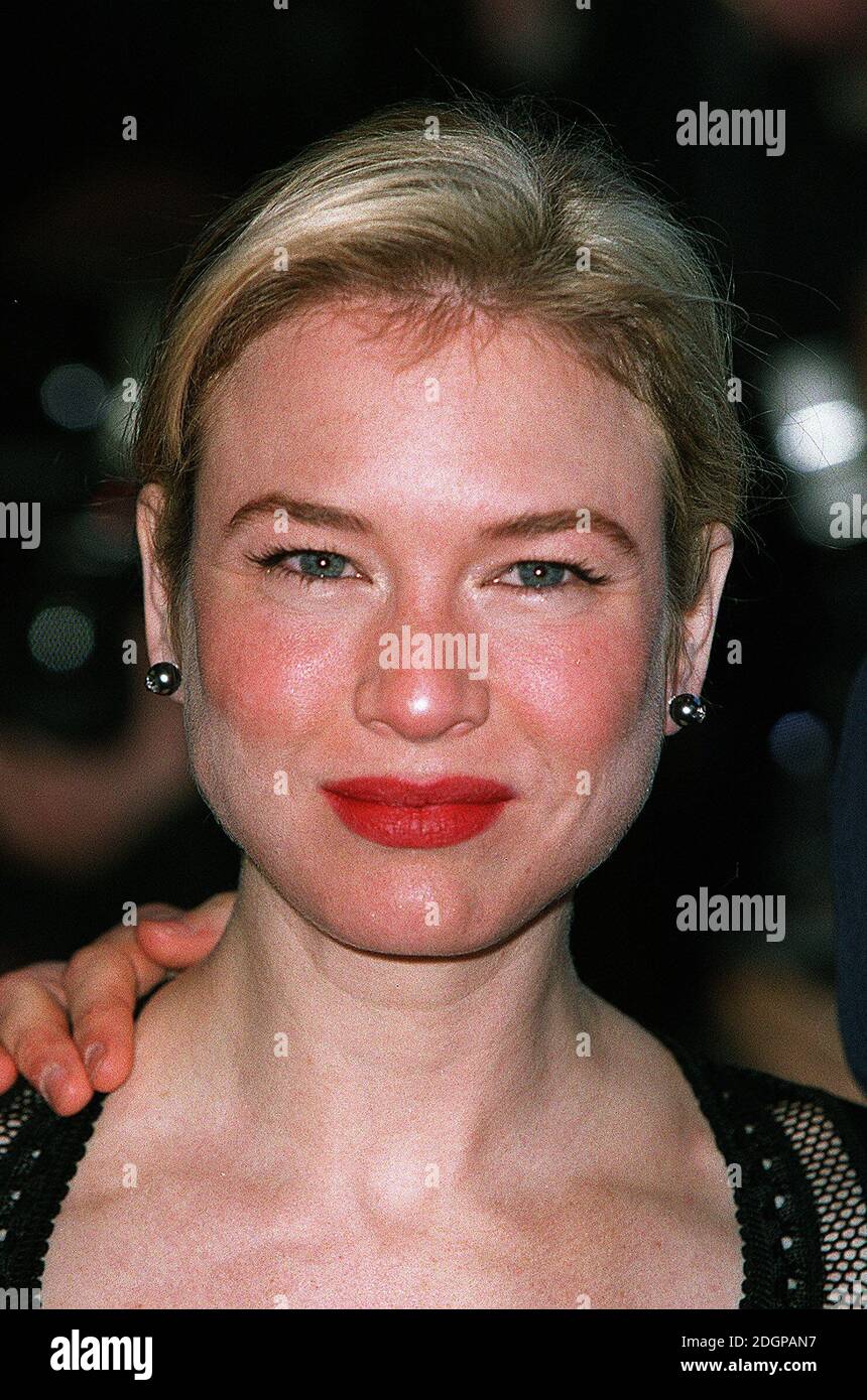 Renee Zellweger at the London premiere of Bridget Jones Diary in Leicester Square.  Stock Photo