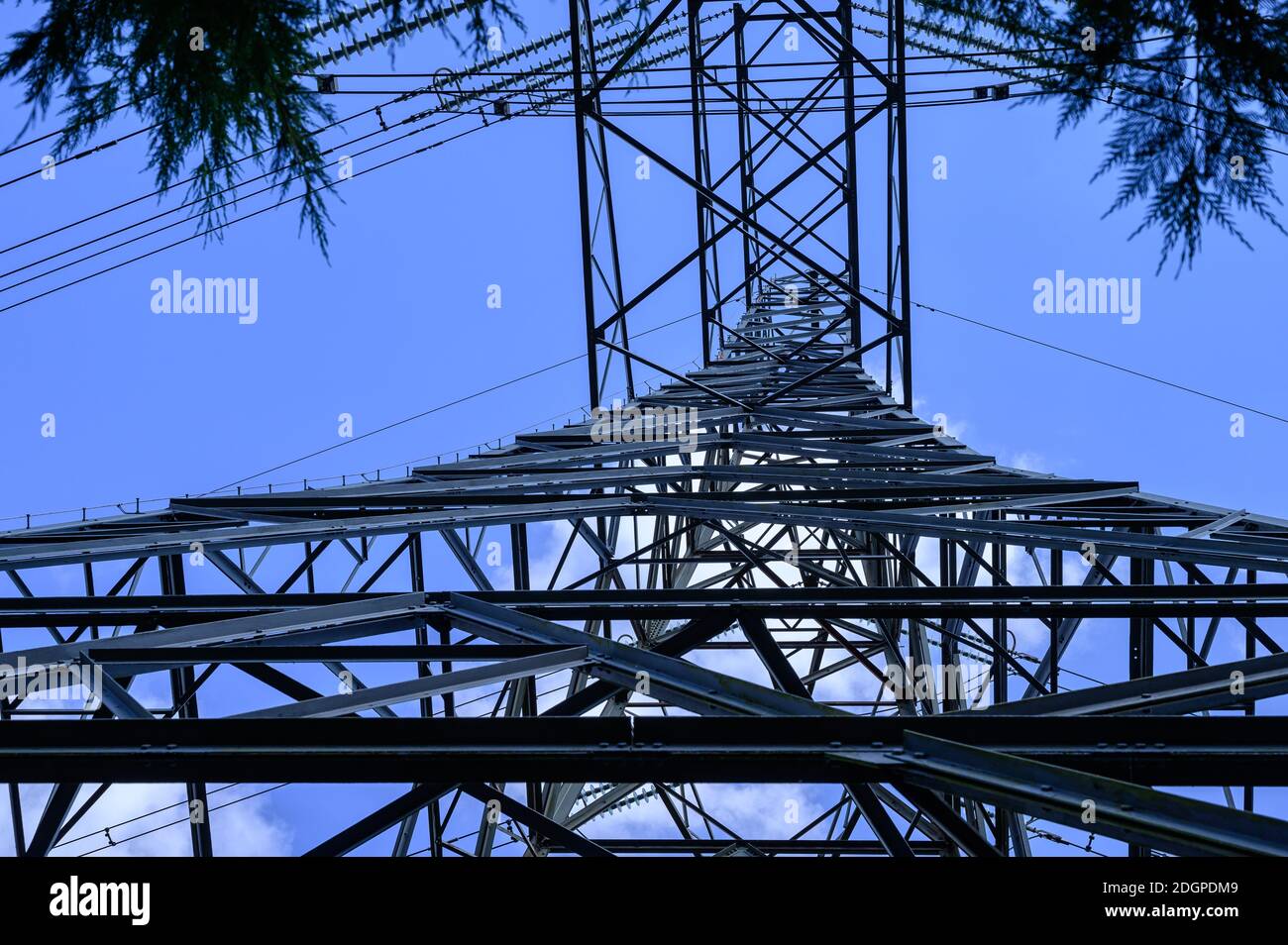 Wardley Pylon ZQ38, Wardley, Swinton, Manchester Stock Photo Alamy