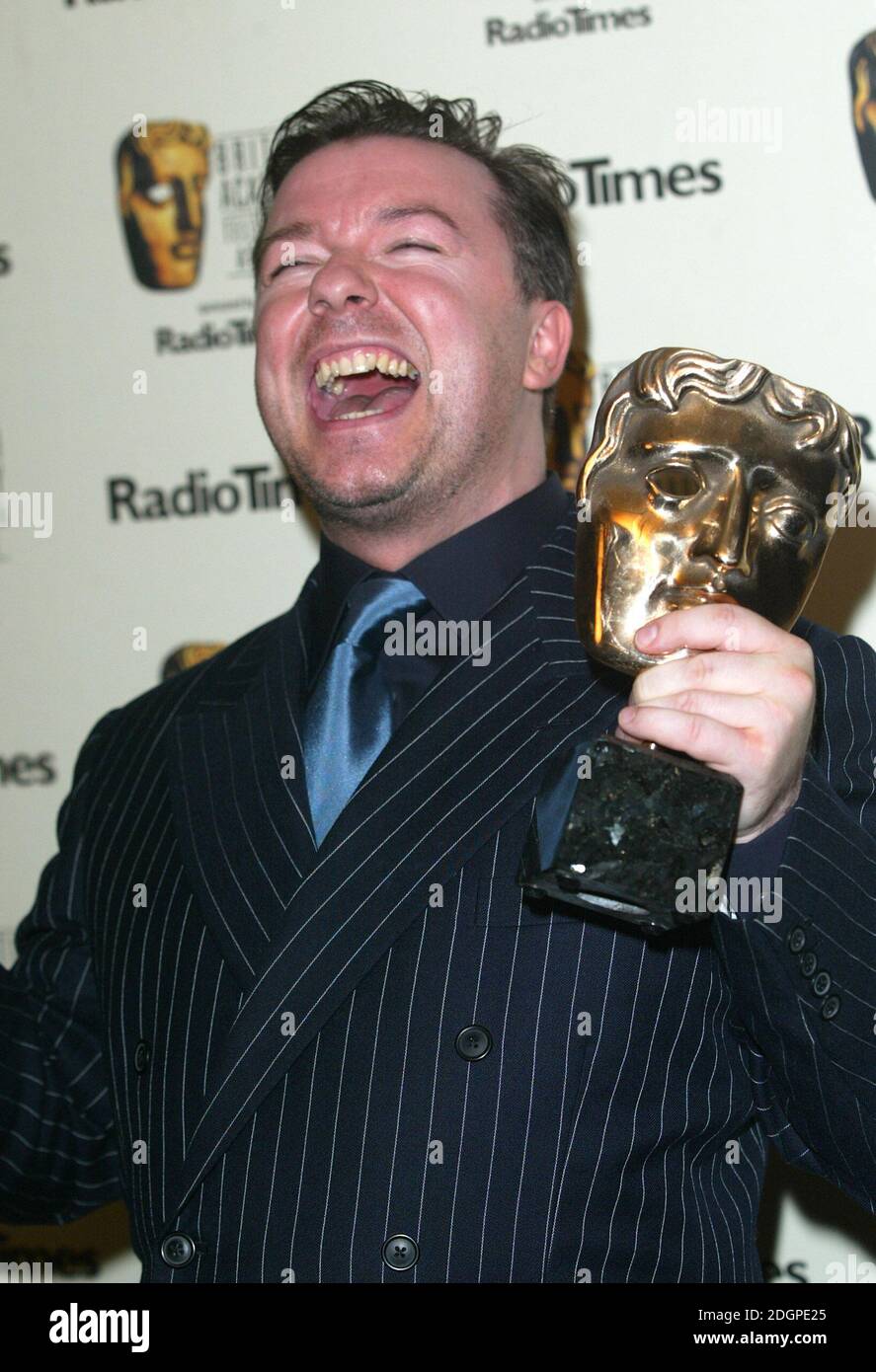 Ricky Gervais Bafta Tv Awards High Resolution Stock Photography and