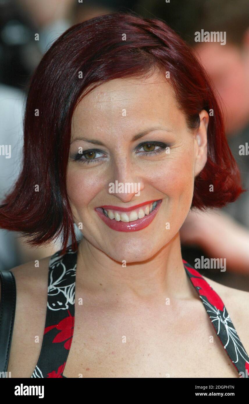 Fame Academy coach Carrie Grant attending the UK Premiere of Garfield ...