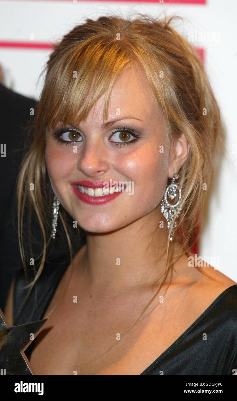 Tina O'Brien attending the 2004 TV Quick Awards at the Dorchester Hotel