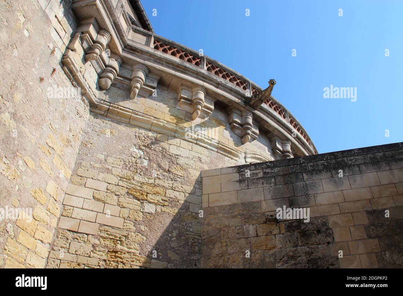 rampart of a castle in amboise in france Stock Photo - Alamy