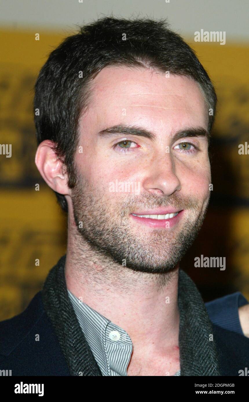 Maroon 5 s singer Adam Levine at the MTV Europe Music Awards 2004  Nominations Press Conference held at Sketch in London Stock Photo  Alamy