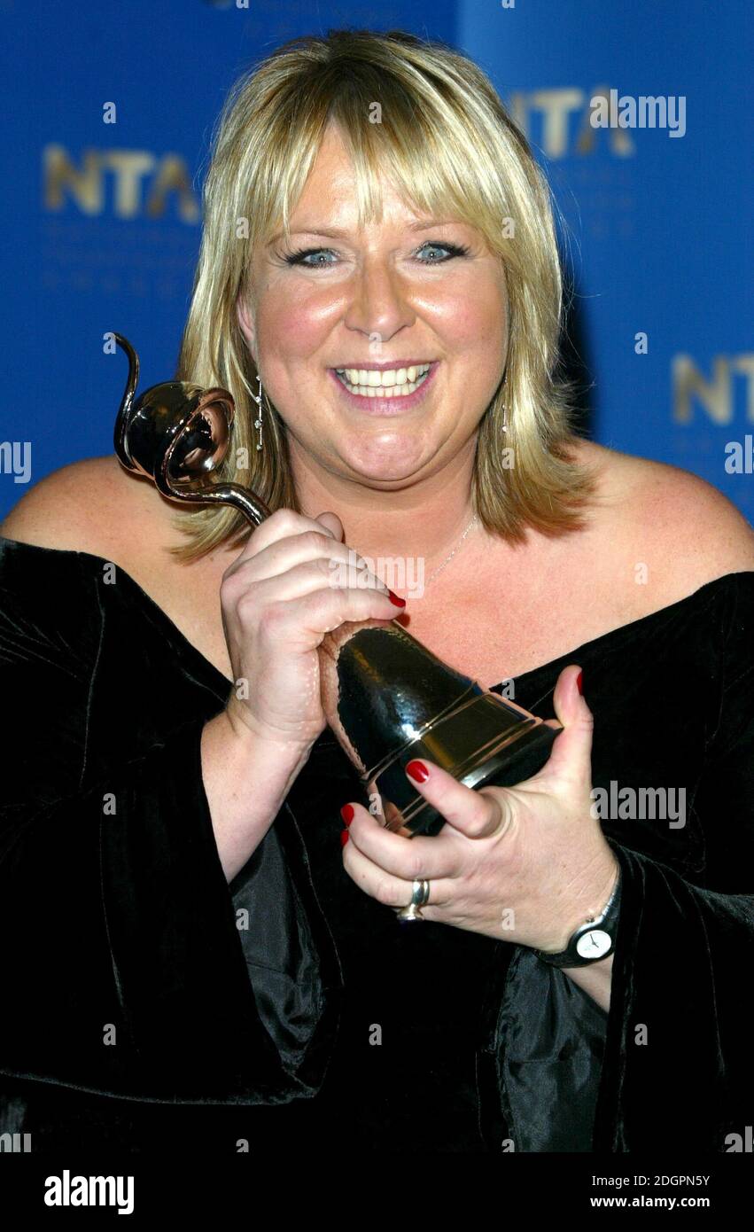 Fern Britton at the National Television Awards 2004, their 10th ...