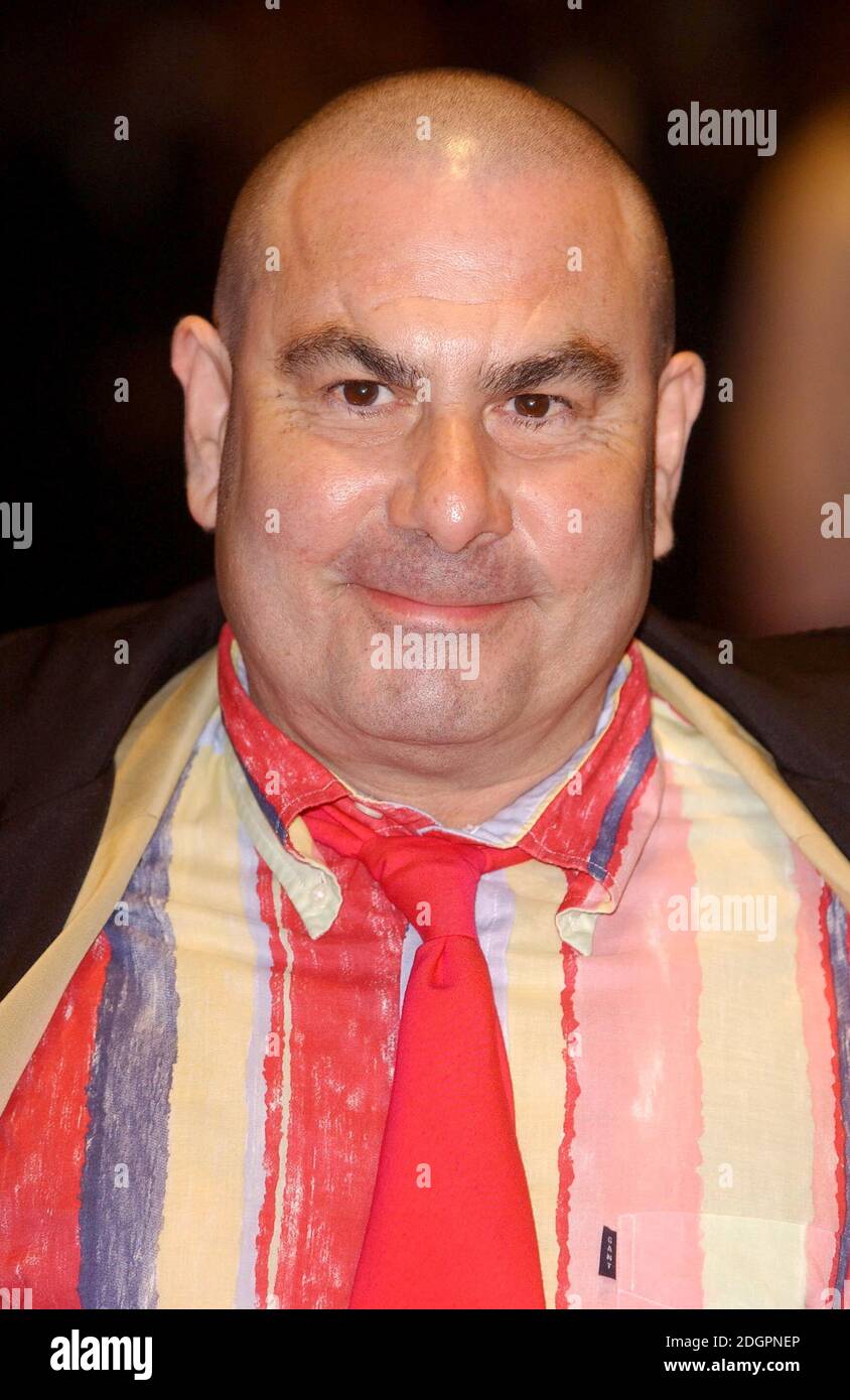 Eric Hall attending the  'UK Music Hall Of Fame final', the Channel 4 series looking at popular music from the 1950's to the 1990's, at the Hackney Empire, London.  Doug Peters/allactiondigital.com                             Stock Photo