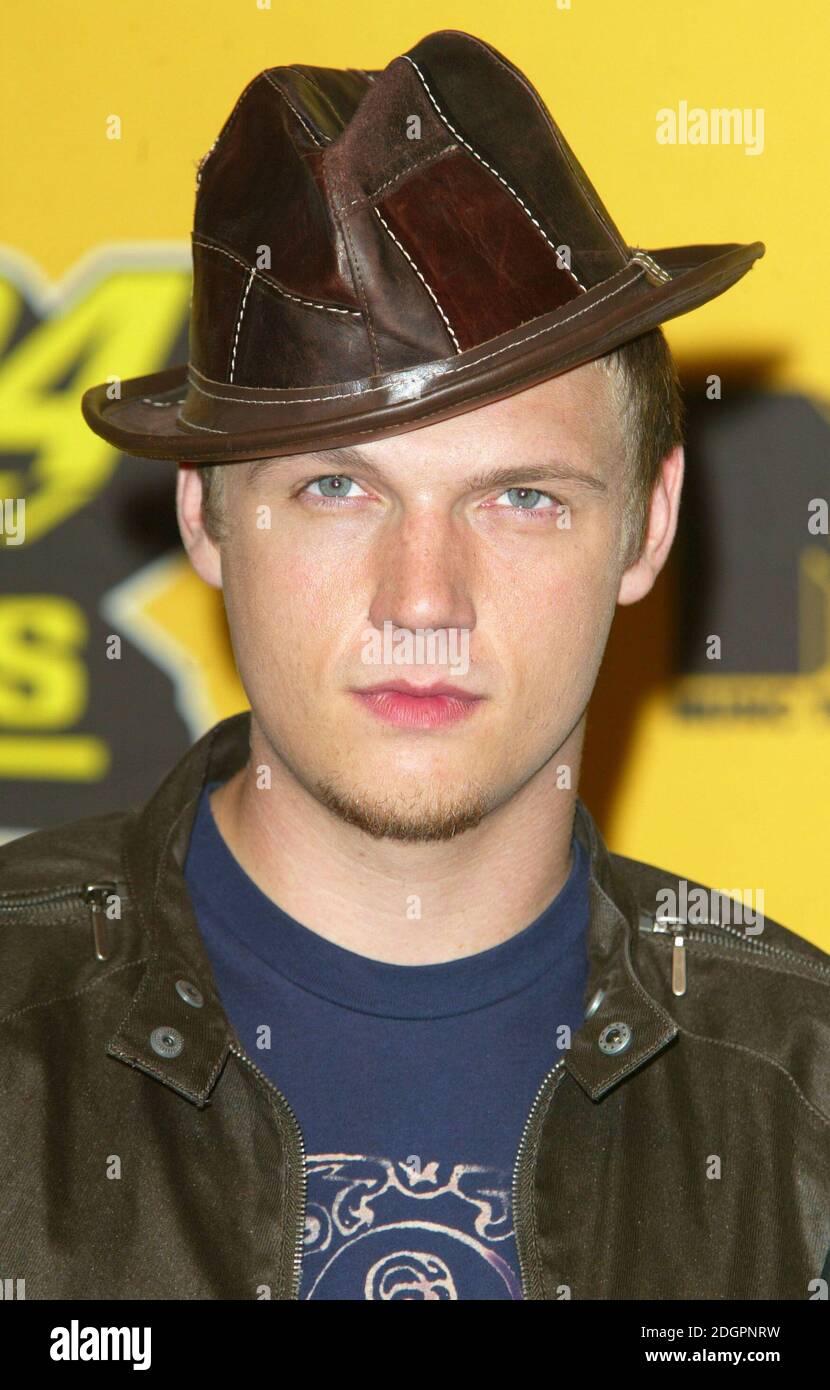 Nick Carter attending the MTV Europe music awards 2004 held in Rome