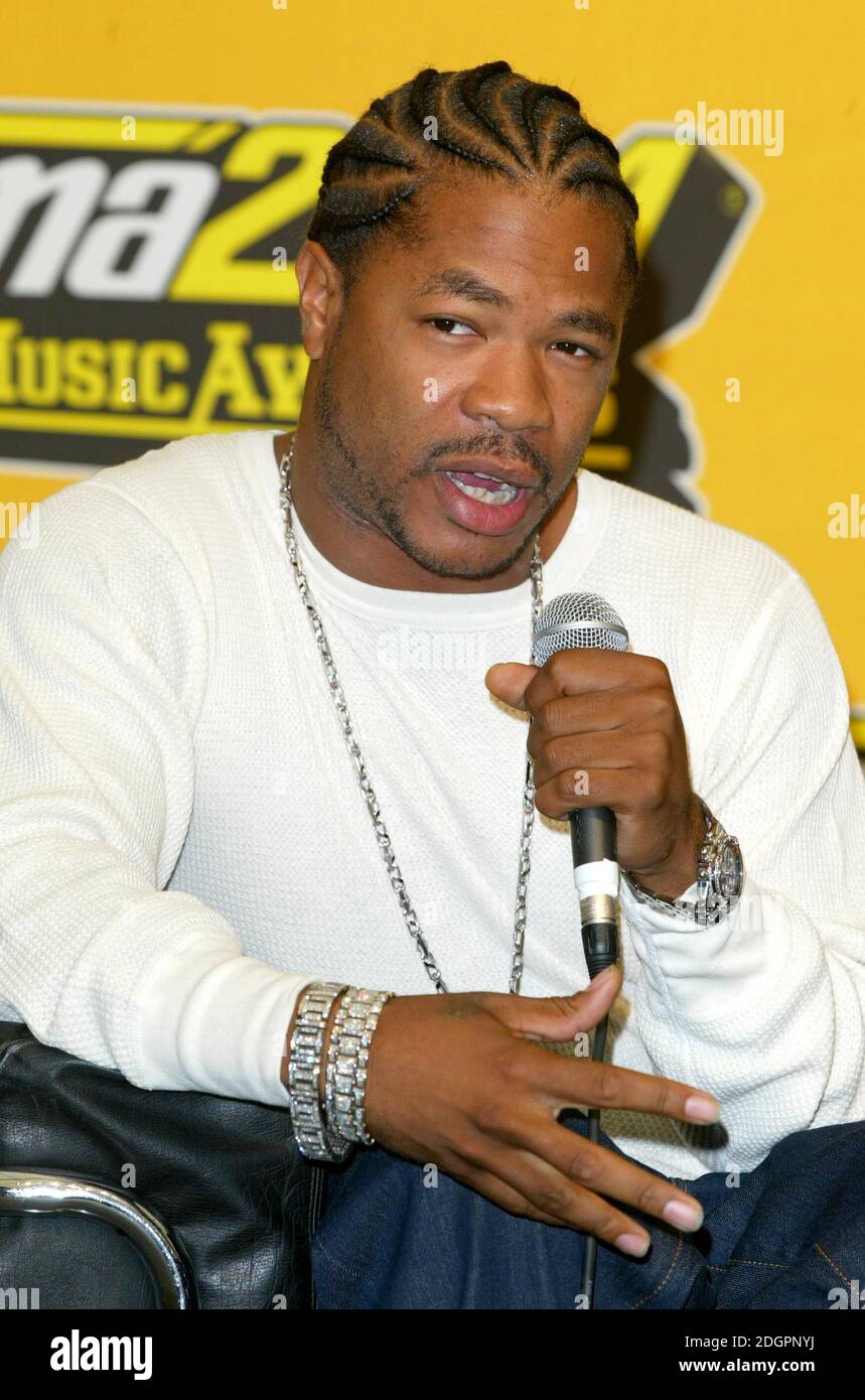 Xzibit attending a press conference for the MTV Europe Music