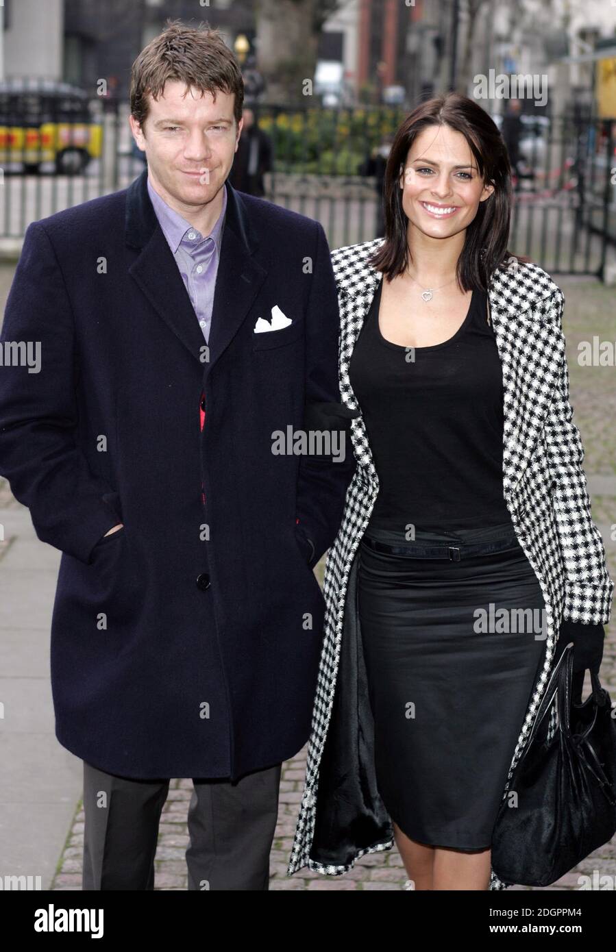Max Beesley and Susie Amy arriving at the Woman's Own, Children of Courage 2004 event, Westminster Abbey, London. Doug Peters/allactiondigital.com  Stock Photo