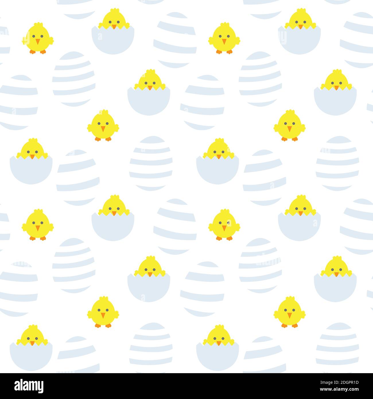 Easter Egg Seamless Pattern for computer graphics, fashion textiles, etc. Stock Vector