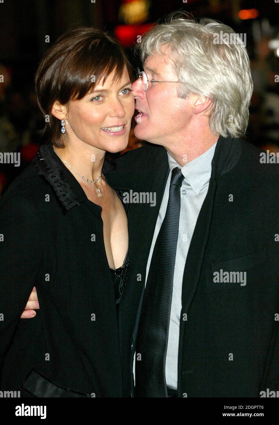 Richard Gere and wife arriving at the UK Premiere of Shall We Dance