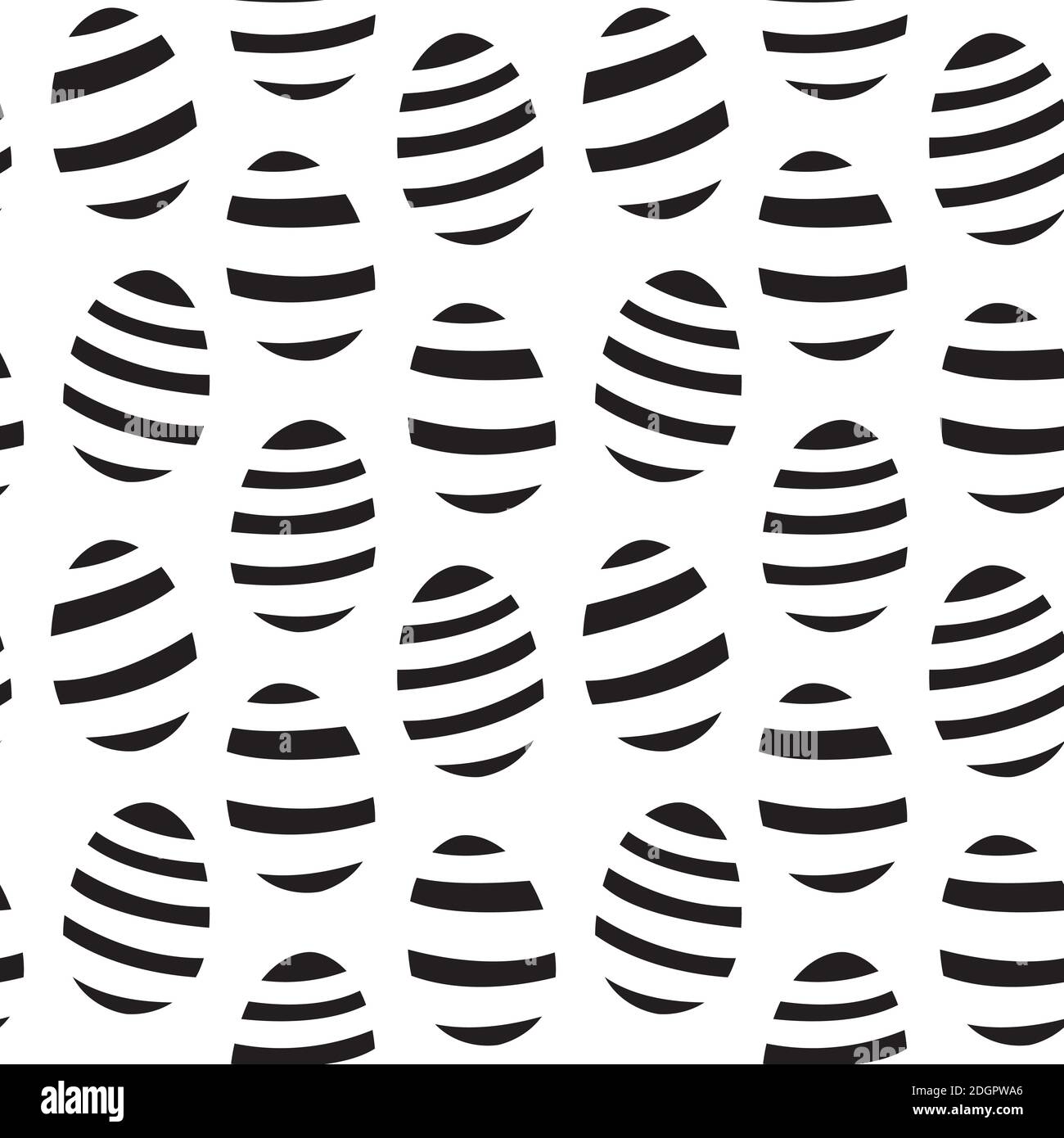 Easter Egg Seamless Pattern for computer graphics, fashion textiles, etc. Stock Vector