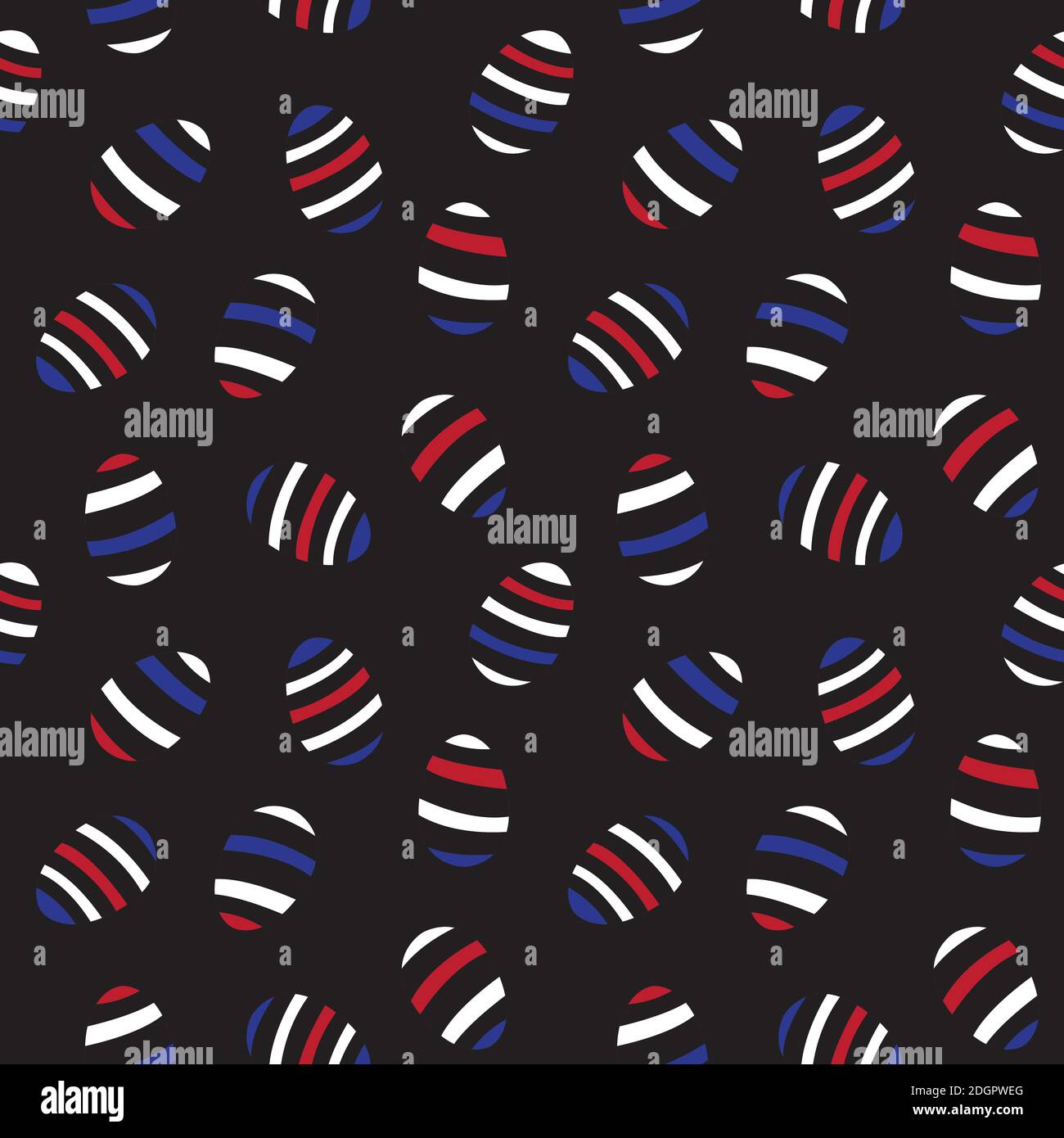 Easter Egg Seamless Pattern for computer graphics, fashion textiles, etc. Stock Vector