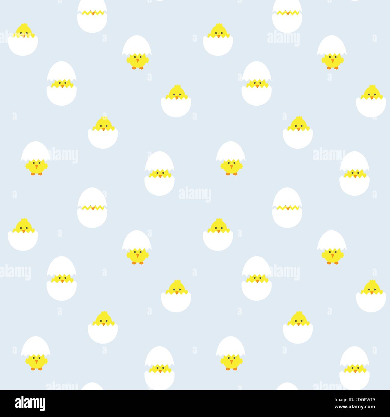 Easter Egg Seamless Pattern for computer graphics, fashion textiles, etc. Stock Vector