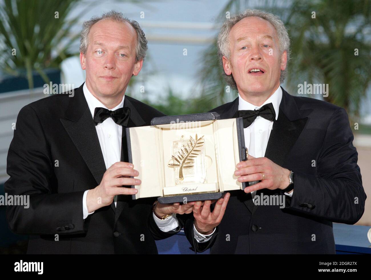 Luc Dardenne and Jean Pierre Dardenne, Winners of Palme d'Or Award for  "L'Enfant" at