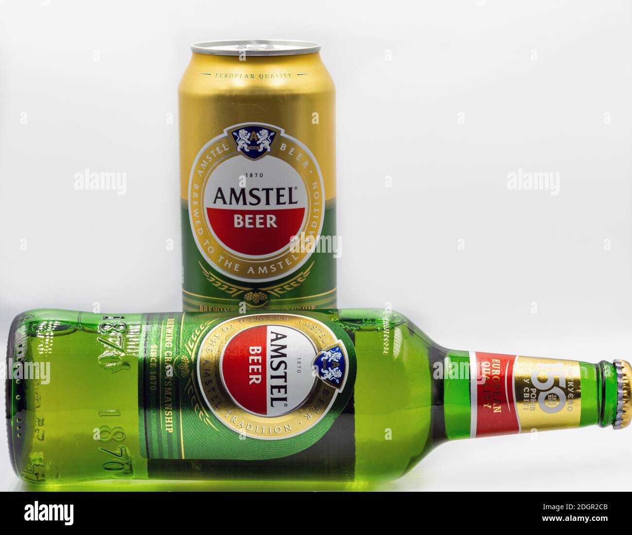 Amstel lager beer bottle hi-res stock photography and images - Alamy
