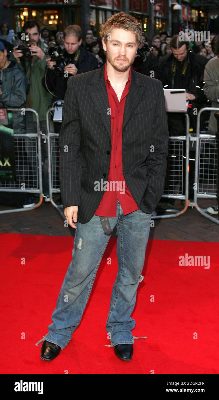 Chad Michael Murray arriving at the European Premiere of House of Wax, Leicester Square, London. Doug Peters/allactiondigital.com  Stock Photo