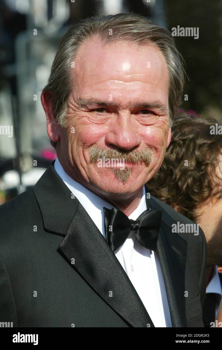 Tommy Lee Jones at the premiere of The Three Burials of Melquiades Estrada,  the Festival Du Palais. Part of the 58th Festival De Cannes. Doug  Peters/ Stock Photo - Alamy