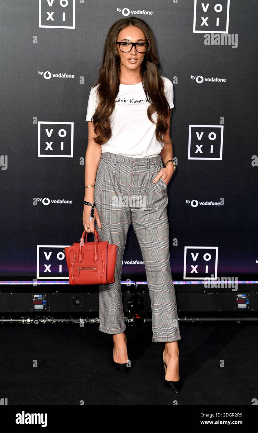 Megan McKenna attending the VOXI launch at Brick Lane Yard, London
