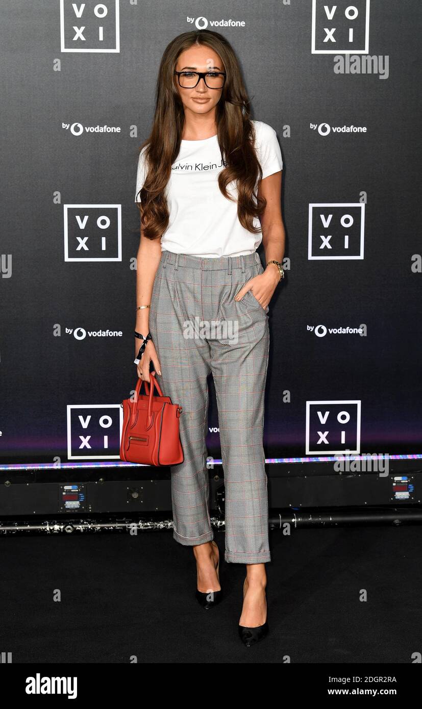 Megan McKenna attending the VOXI launch at Brick Lane Yard, London
