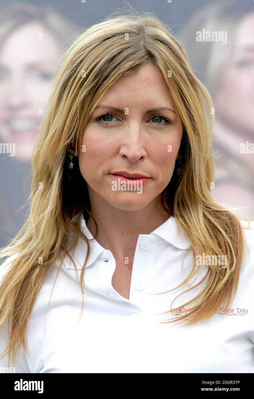 Heather Mills at the National Blood Donor Day campaign, Trafalgar