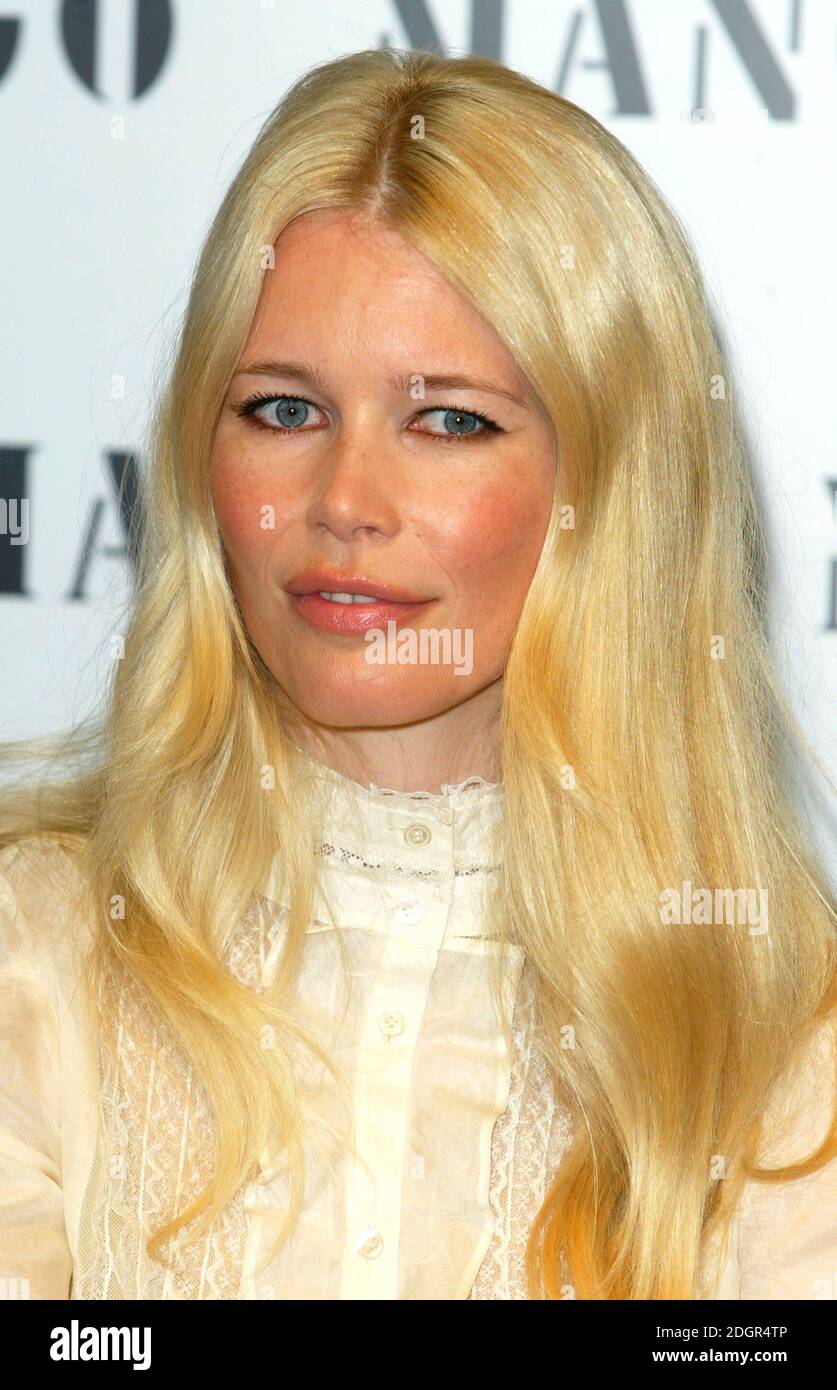 Claudia Schiffer is introduced as the new face of Mango clothing stores