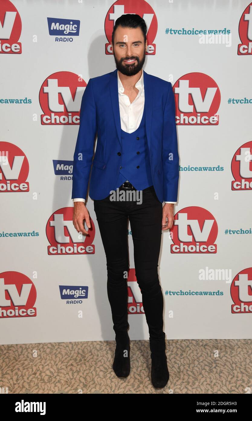 Rylan Clark attending the TV Choice Awards 2017 held at The Dorchester ...