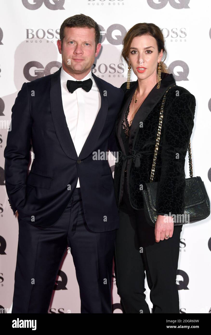 Dermot O' Leary and Dee Koppang attending the GQ Men of the Year Awards ...