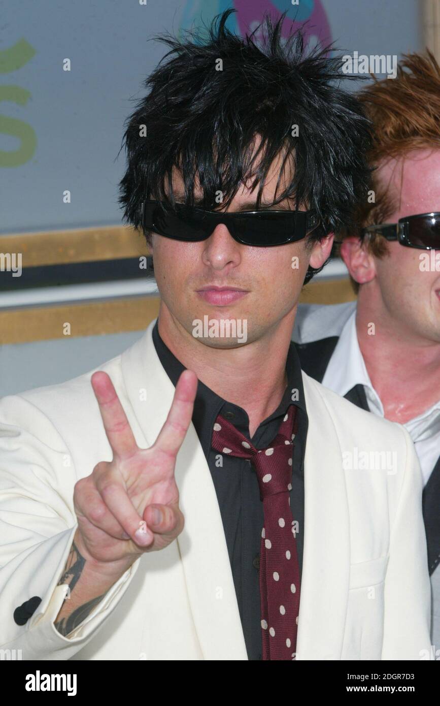 Green Day arriving for the MTV Music Video Awards (VMA's) at the