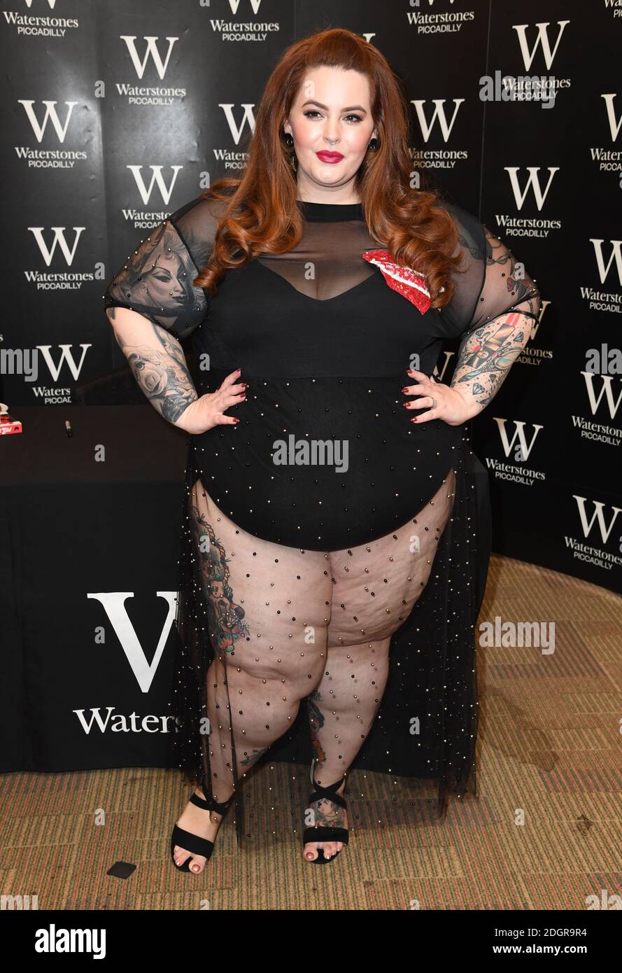 Plus Size Model Tess Holliday signs copies of her new book, The Not So  Subtle Art of Being A Fat Girl at Waterstones, London Stock Photo - Alamy