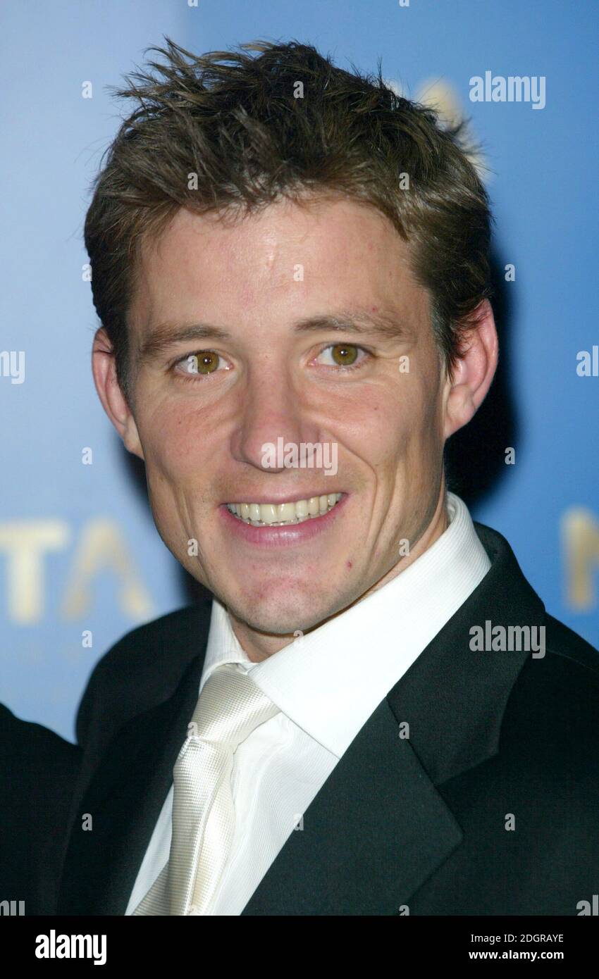 Ben Shepherd in the press room for the National Television Awards, at