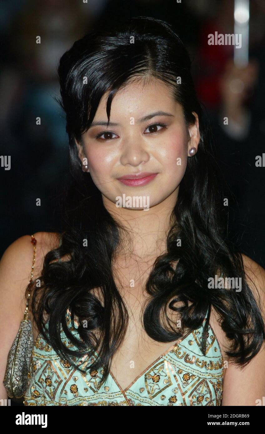 Katie Leung arriving at the film premiere of Harry Potter And The Goblet Of Fire, Leicester Square, London. Doug Peters/allactiondigital.com  Stock Photo