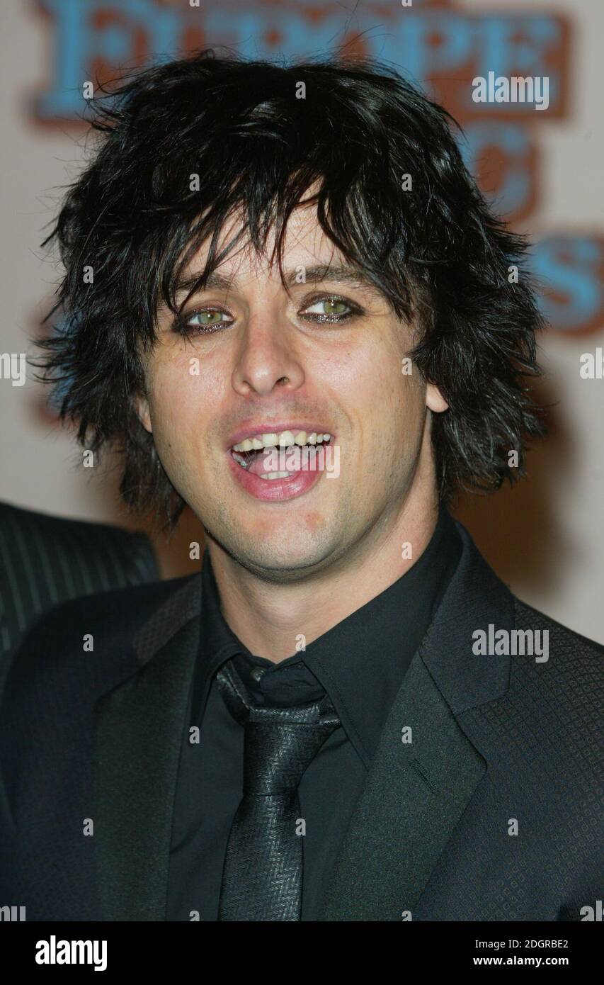 Billie Joe Armstrong from Green Day arriving at the 2005 MTV Europe Music Awards, Lisbon, Portugal. Doug Peters/allactiondigital.com  Stock Photo