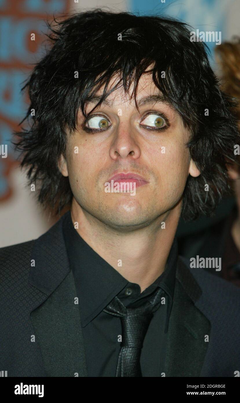 Billie Joe Armstrong from Green Day in the press room at the 2005 MTV Europe Music Awards, Lisbon, Portugal. Doug Peters/allactiondigital.com  Stock Photo