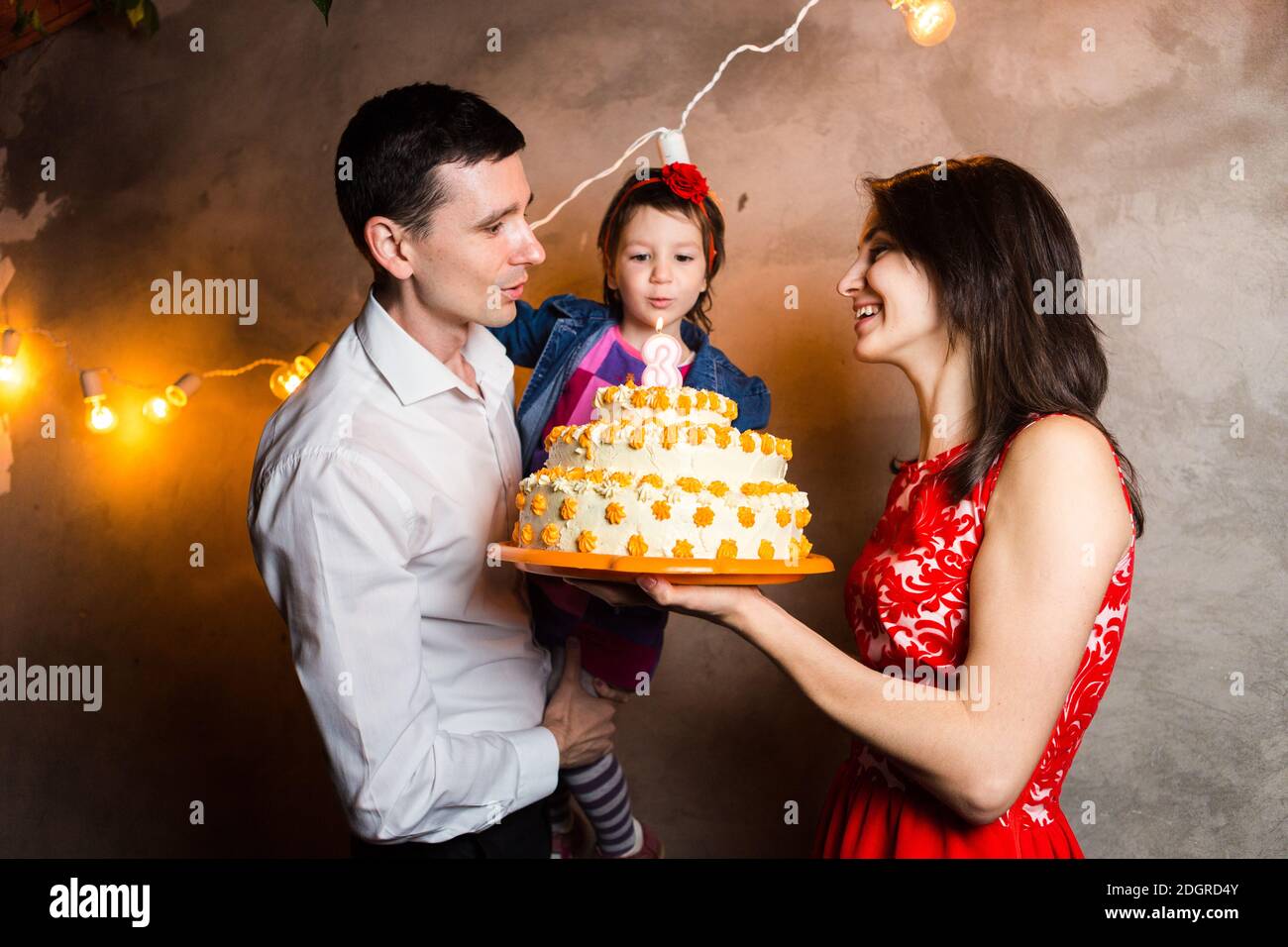 Adult Woman Blowing Out Candles High Resolution Stock Photography And Images Alamy