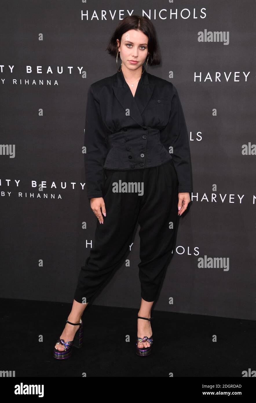 Billie JD Porter arriving at the Fenty Beauty By Rihanna Party, Harvey